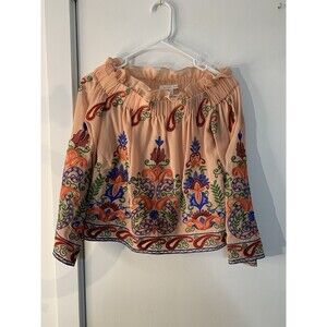 Endless Rose Embroidered Top Stunning Lined Art To Wear Boho Fairy Fashion Small